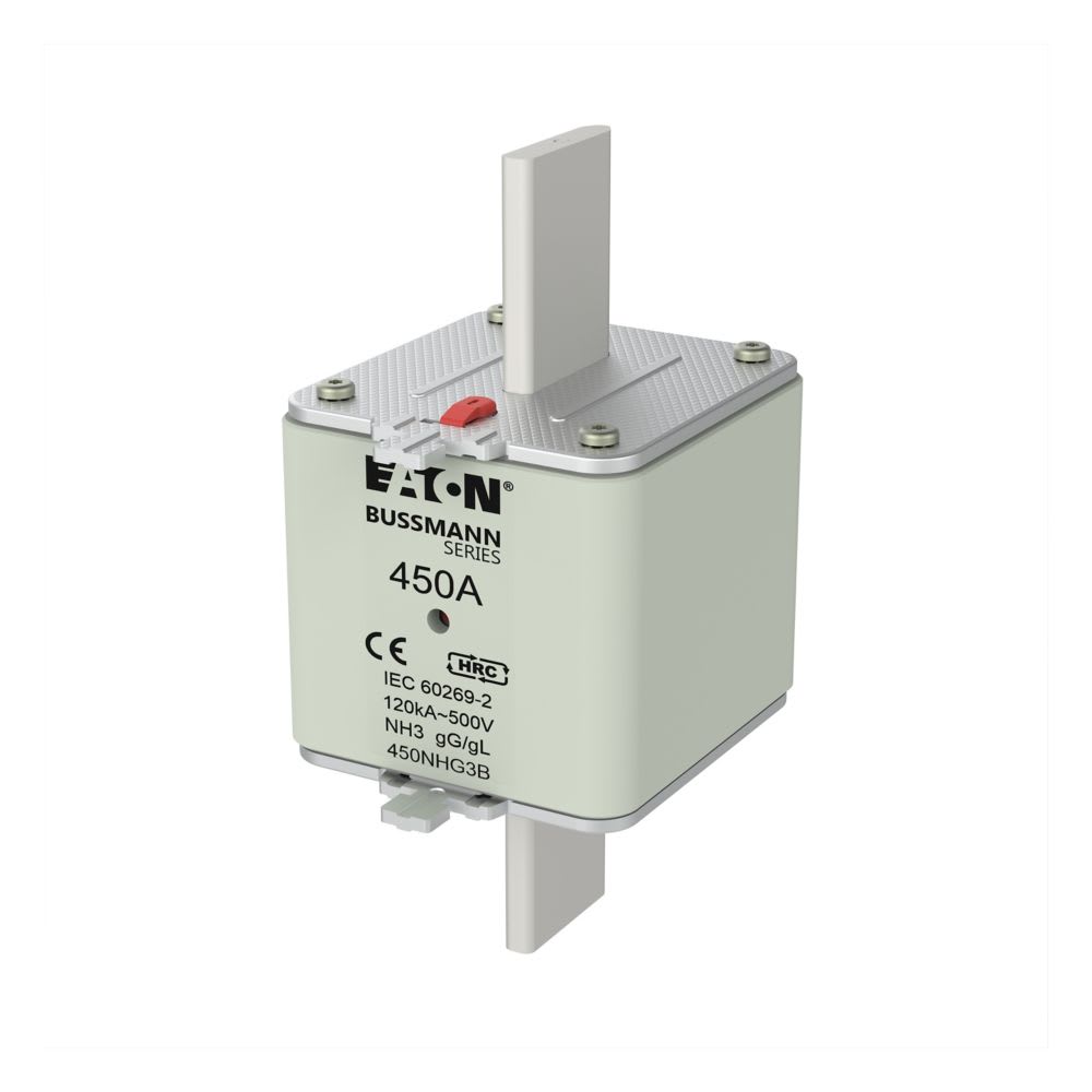 EATON - EAO450NHG3B 450NHG3B NH3, GG-GL, 450A, 500VAC, PLACC