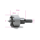 BM SPA - BMM004520023 FRESE A TAZZA CON INSERTI MET DURO 23