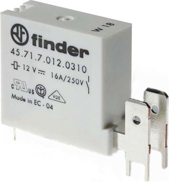 FINDER SPA - FIN457170121310 MINI RELE PER C.S. + FASTON 250 1NO