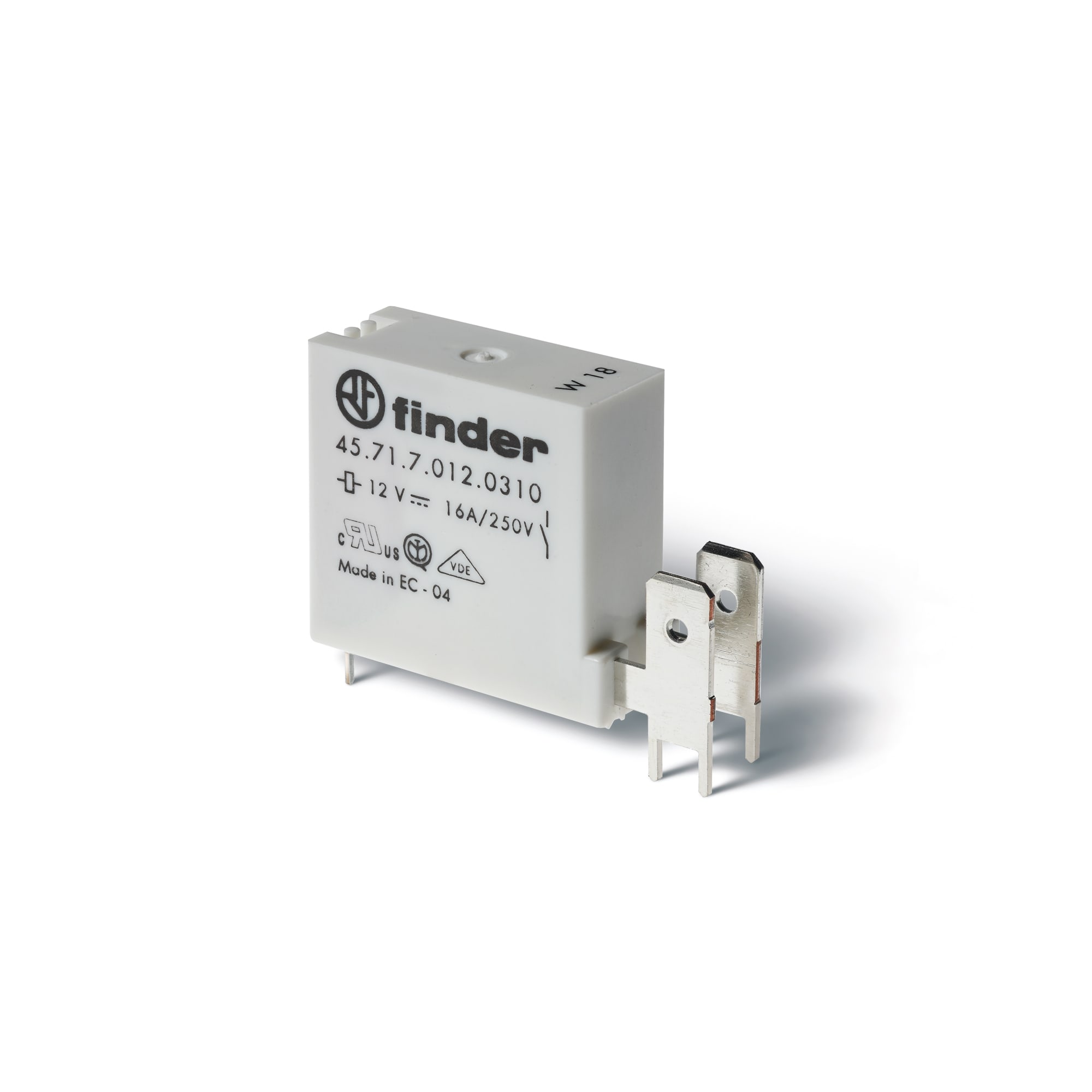 FINDER SPA - FIN457170061410 MINI RELE PER C.S. + FASTON 250 1NC