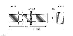 TURCK BANNER SRL - TUK4602260 BI1.5-EG08-AP6X-H1341