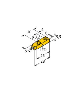 TURCK BANNER SRL - TUK4613601 NI3.5-Q5.5-AP6X