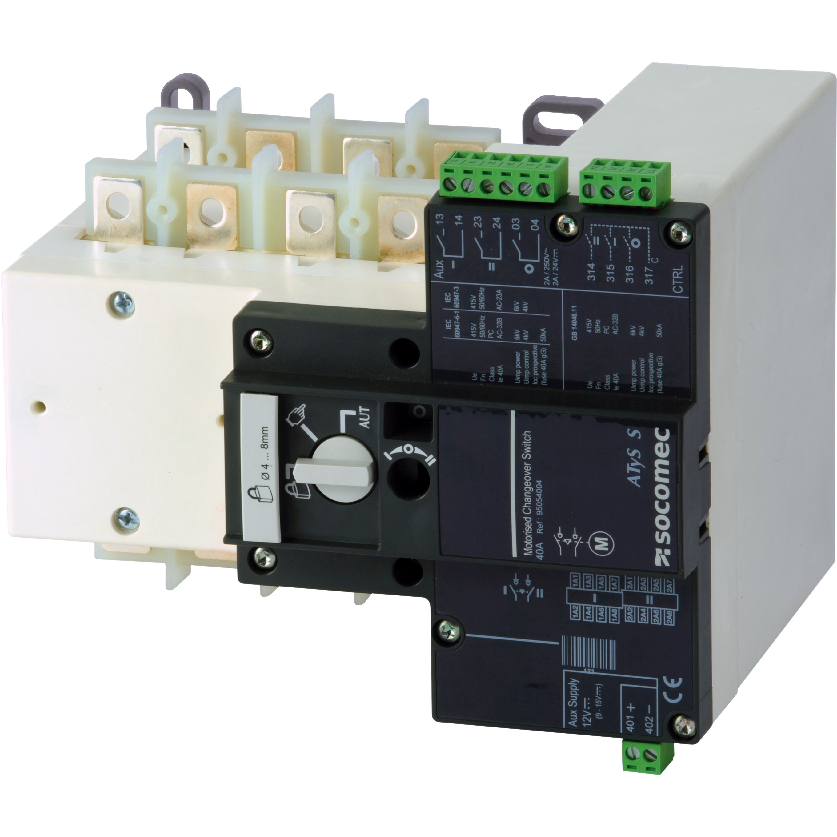 SOCOMEC - SOC95064012 ATYS S 4X125A - ALIM. 24/48 VDC