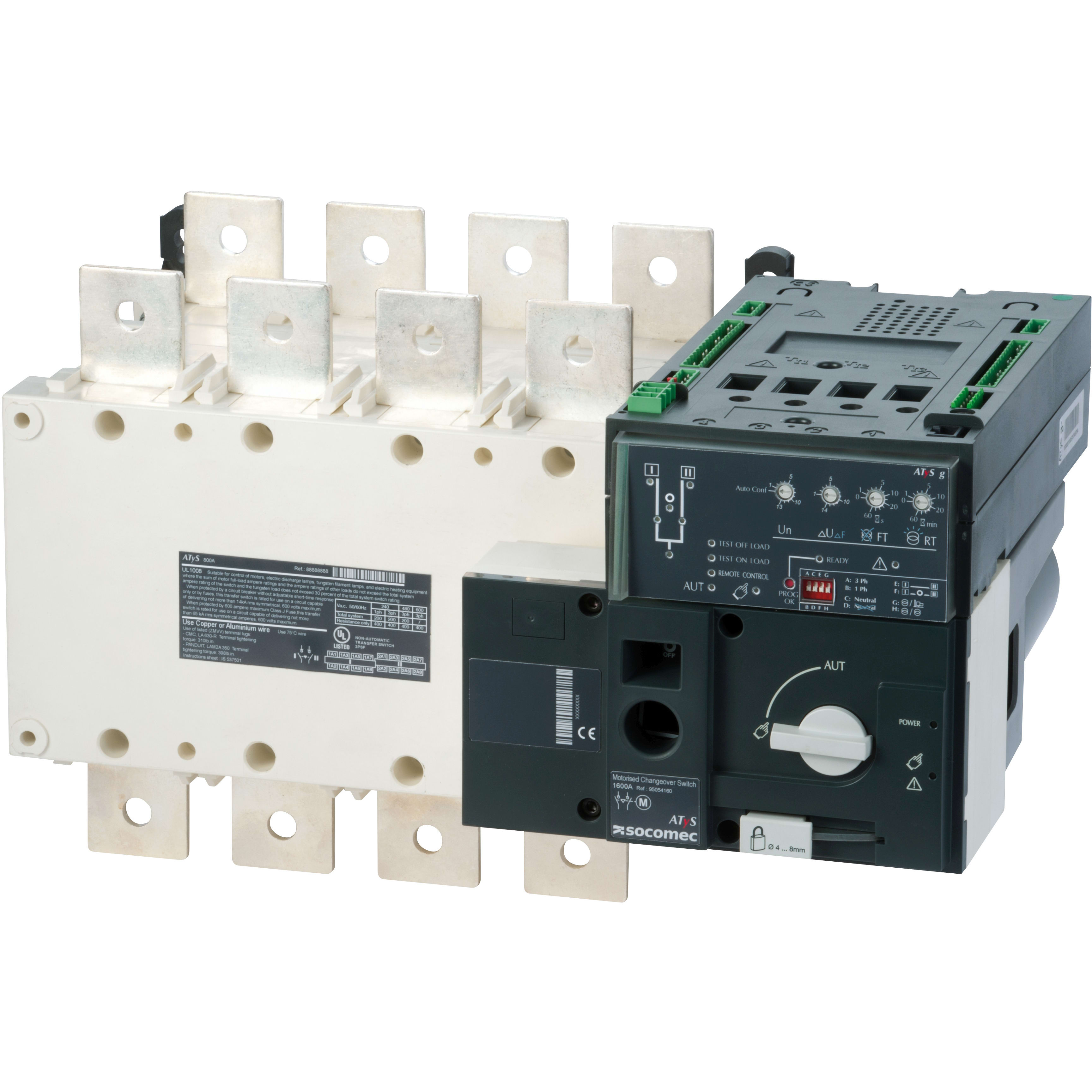 SOCOMEC - SOC95534020 ATYS G 4X200A - ALIM. 230 VAC