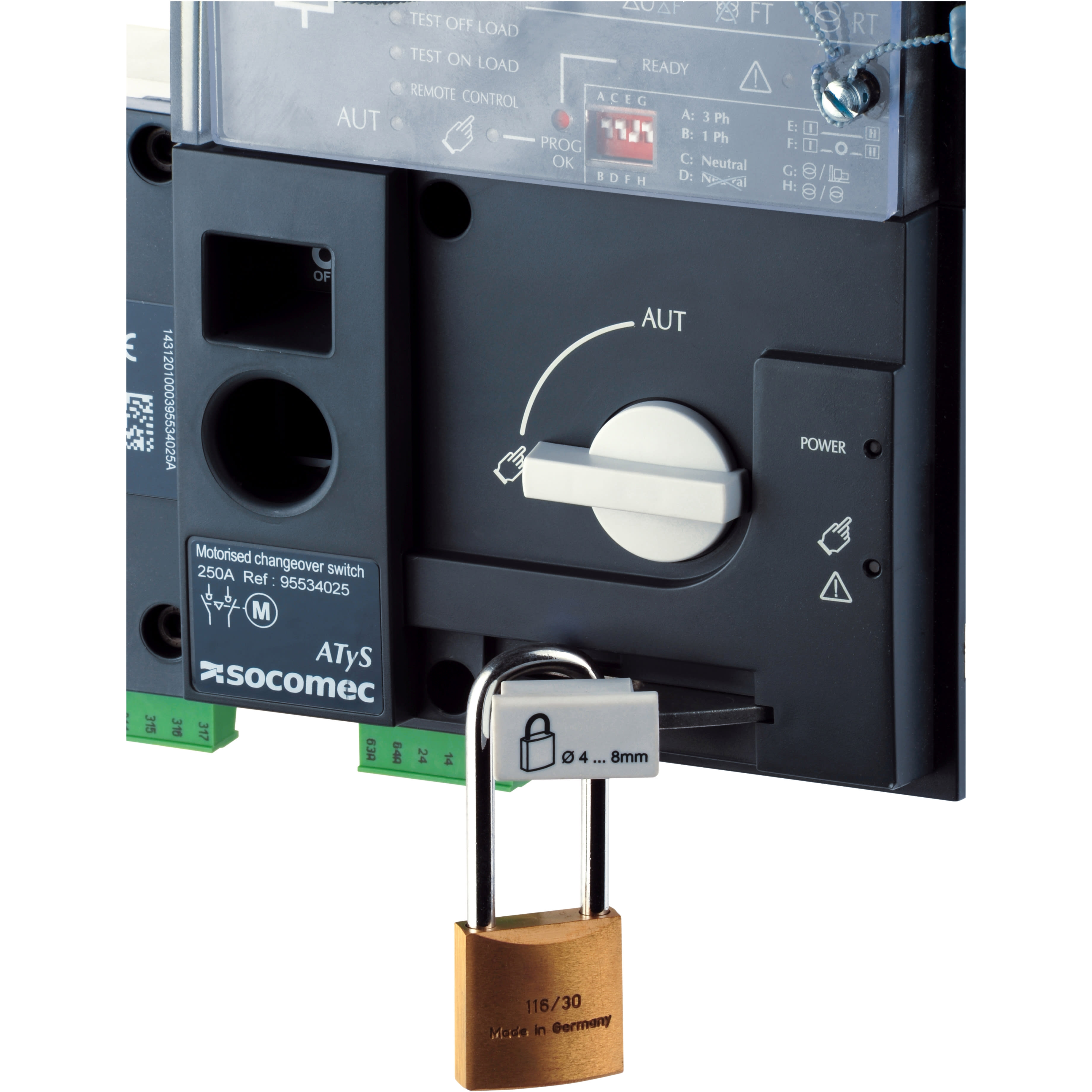 SOCOMEC - SOC95990003 DISCO DI BLOCCO 3 POS. 125-630A