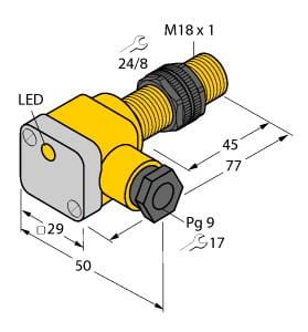 TURCK BANNER SRL - TUK46565 BI5-P18SK-AP6X