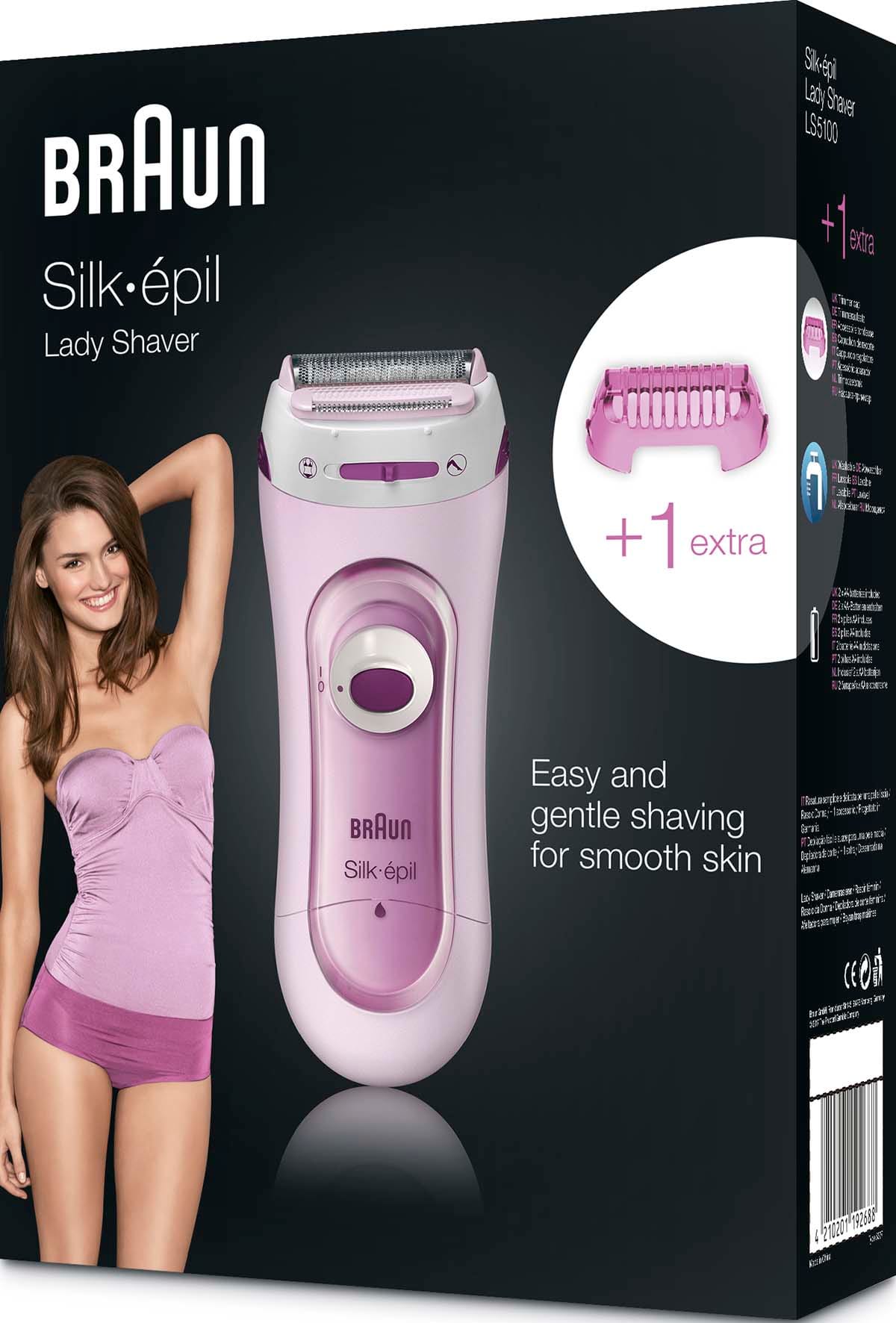 BRAUN - BRA192688 Ladyshaver Batterie Trimmer pink