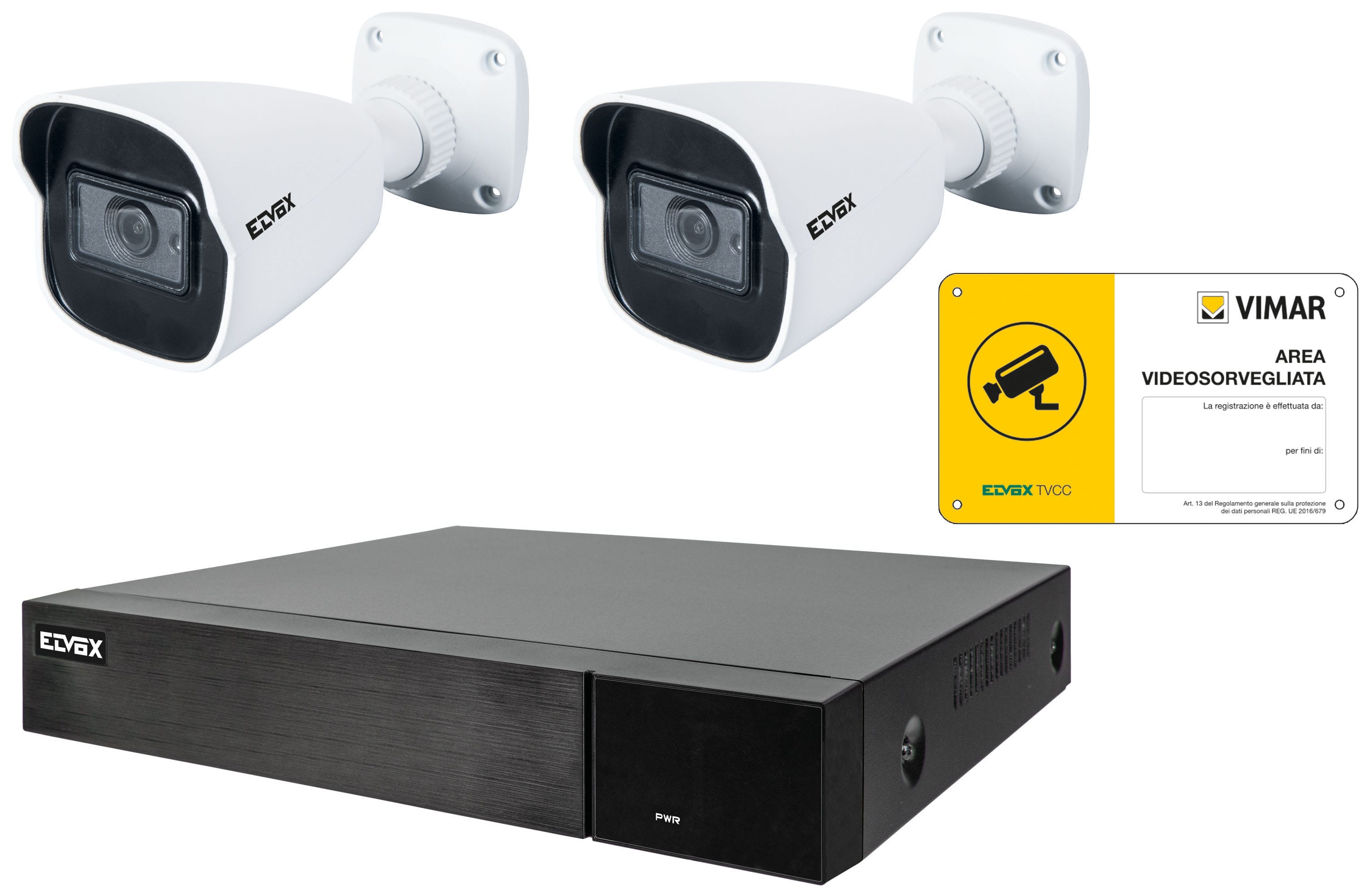 VIMAR SPA - VIW46KIT.036E KIT IP 4 CANALI TLC 5 MPX FF H.265