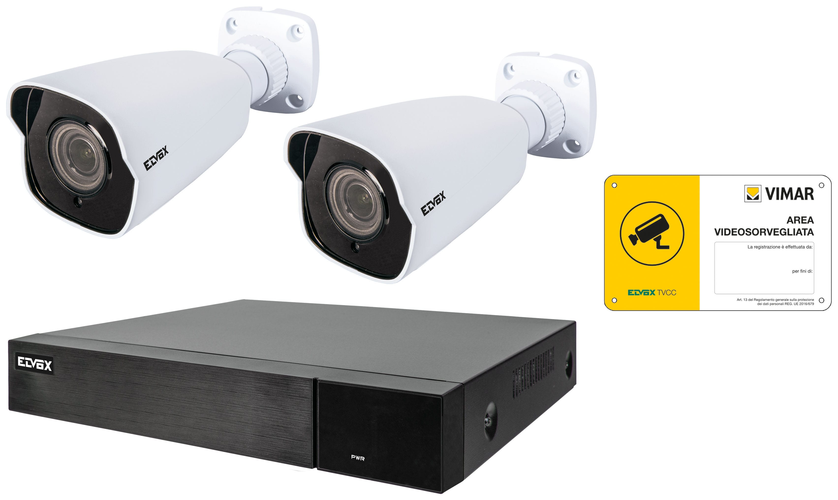 VIMAR SPA - VIW46KIT.2812E KIT IP 8 CANALI TLC 5 MPX VF H.265