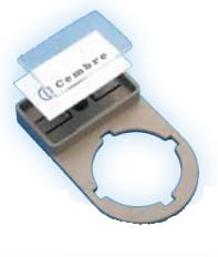 CEMBRE SPA - CEM47041N TARGHETTA MG-TAP GIALLA 15X27 X CAVI/COM