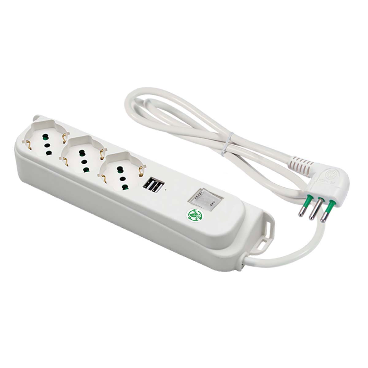 FANTON SPA - FME474504ECO MULT.1,5M 3G0,75 S11 3P40+2USB+I/SOVR BI