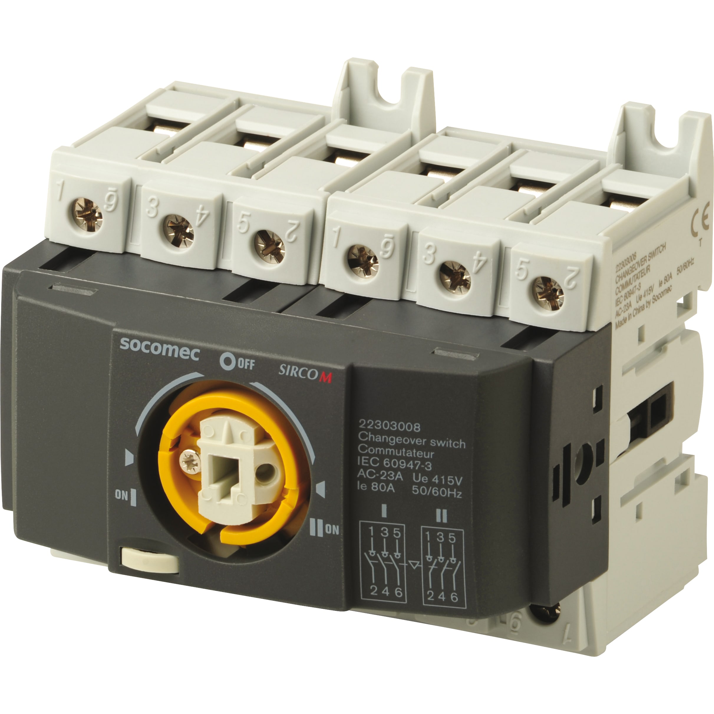 SOCOMEC - SOC22303008 COMMUTATORE SIRCO M2 3X80A