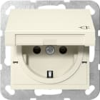GIRA - GGI475401 SCHUKO CC + SP MRV SYSTEM 55 BNC CREMA