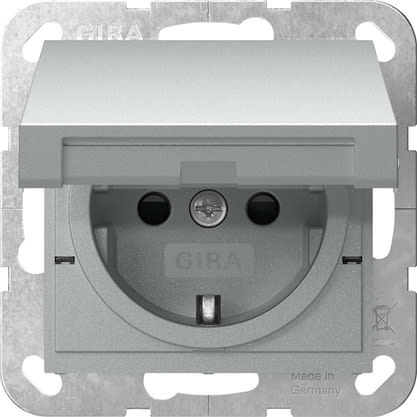 GIRA - GIR475426 SCHUKO CC + SH MRV SYSTEM 55 C.ALLUM.