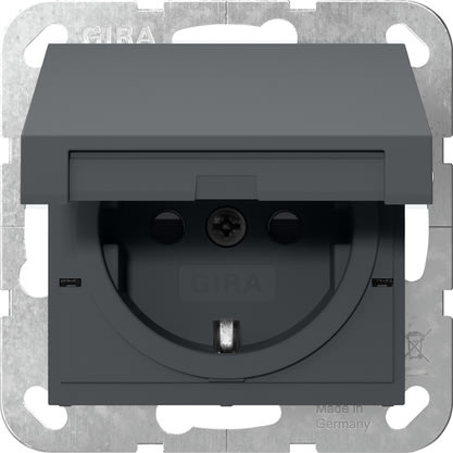 GIRA - GIR475428 SCHUKO CC + SP MRV