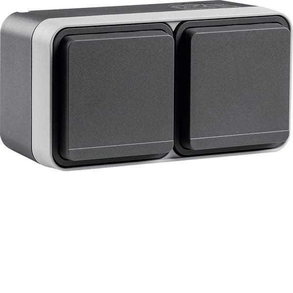 BERKER - BRK47843545 Steckd. SCHUKO 2f waag ERHBS SRBKL W1 gr