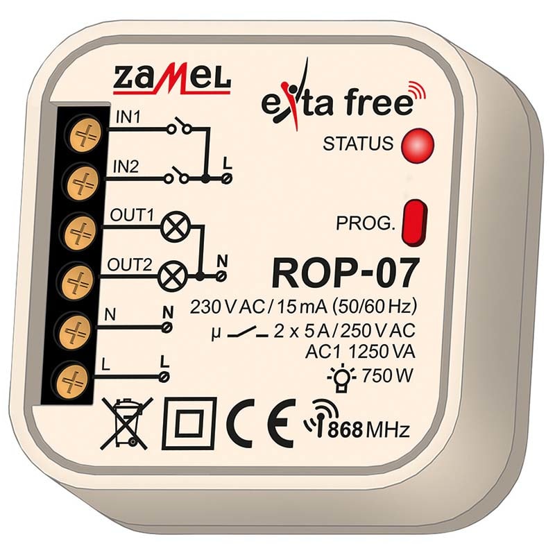 ELCART DISTRIBUTION - ERT360050400 RICEVITORE SISTEMA EXTA FREE 2CH