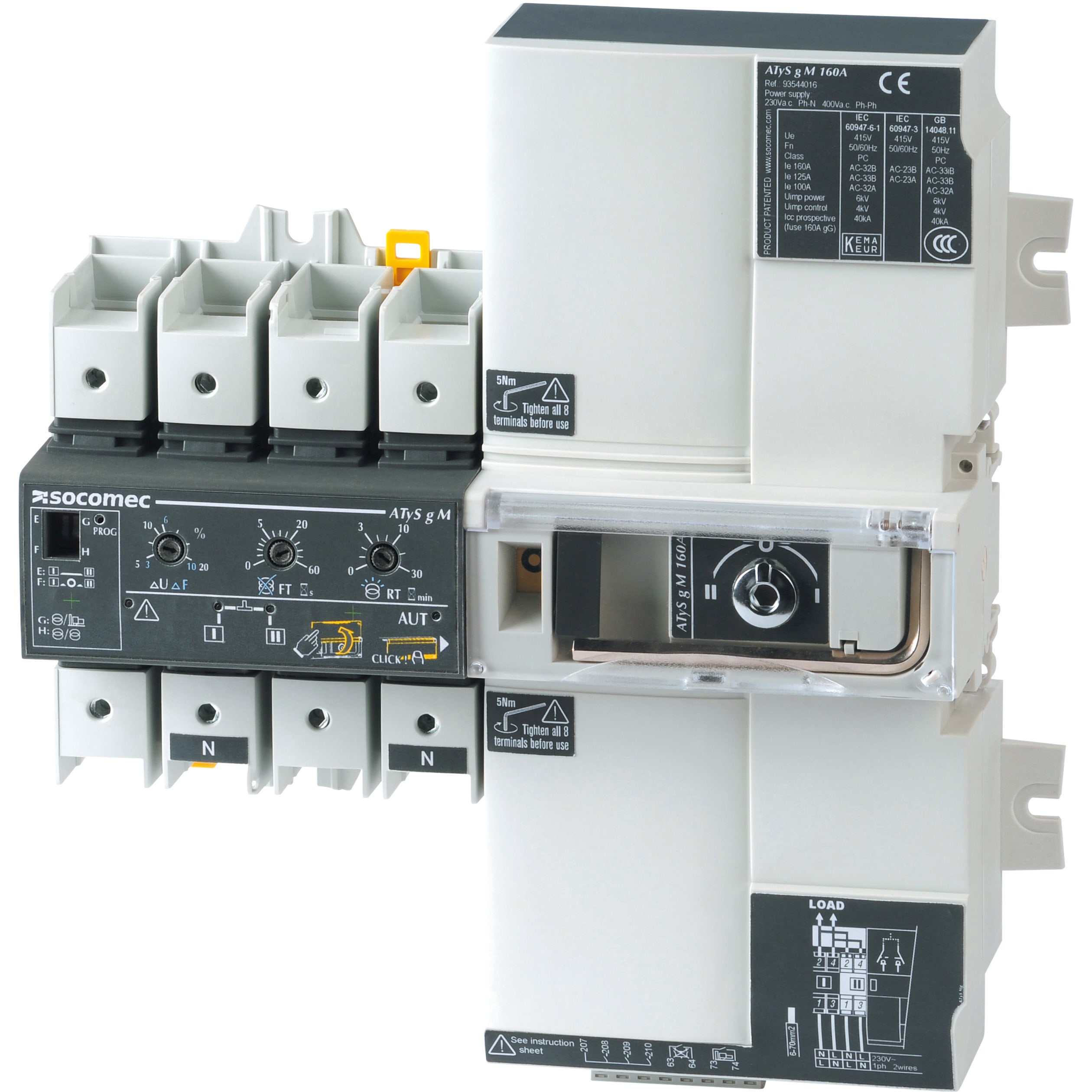 SOCOMEC - SOC93544010 ATYS G M - 4P 100A 230/400VAC