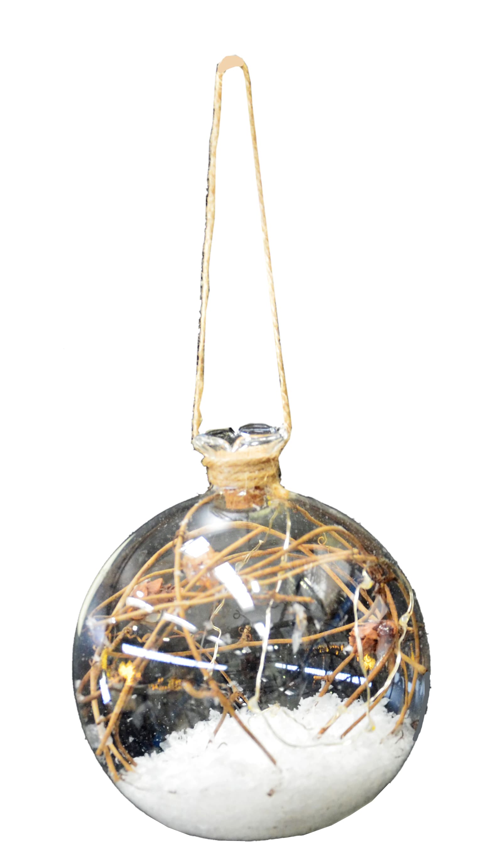 GIOCOPLAST NATALE SP - GCP48018056 AMP SFE DEC NEV+PIGN 13CM10GOC LED B.CA