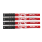MILWAUKEE - AEG - COP48223164 PENNARELLI PUNTA EXTRA FINE NERO 4PZ
