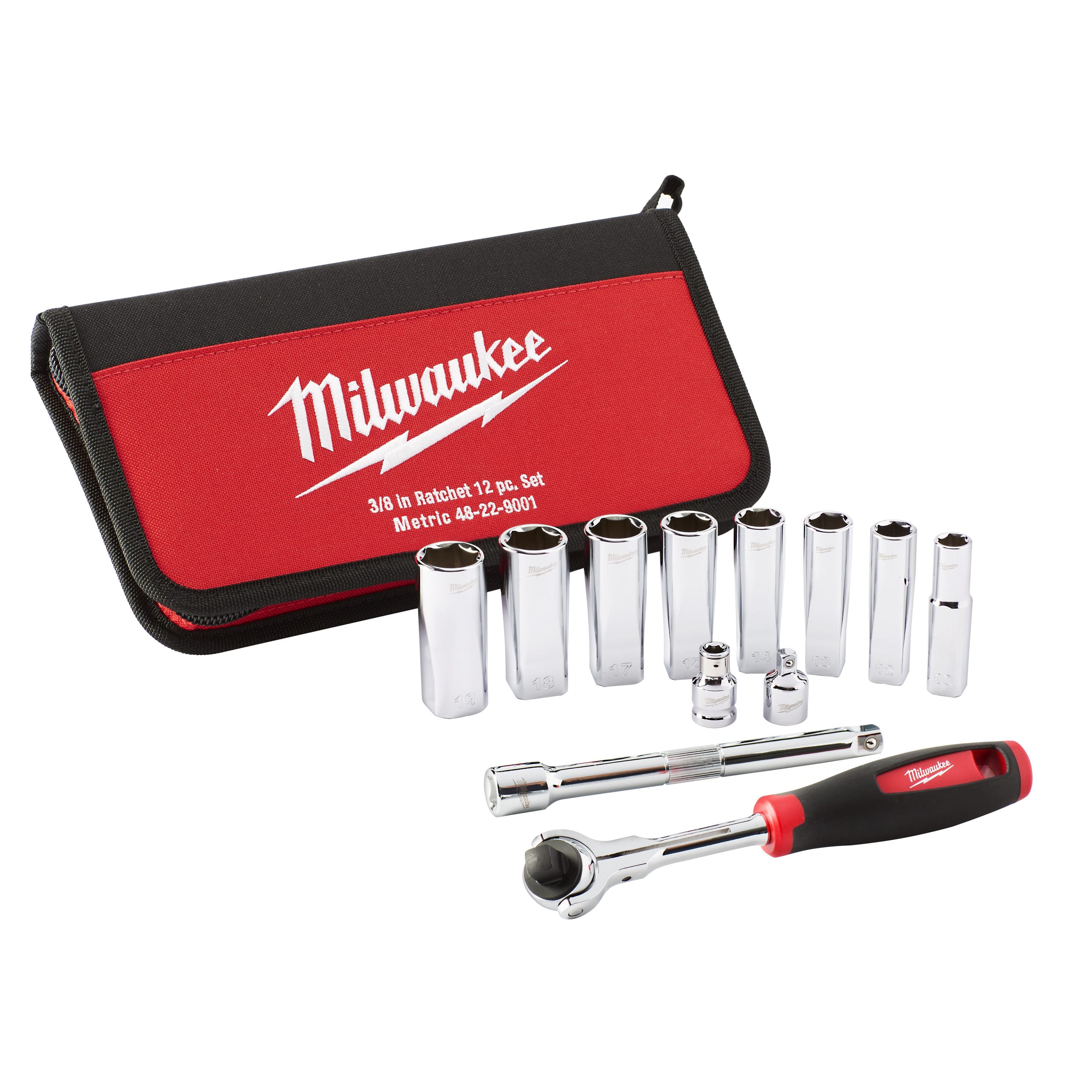 MILWAUKEE - AEG - COP48229001 SET CRICCHETTO DA 3/8