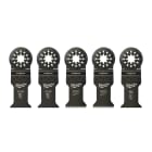 MILWAUKEE - AEG - COP48906114 SET LAME MULTIFUNZIONE 5 PZ LEGNO