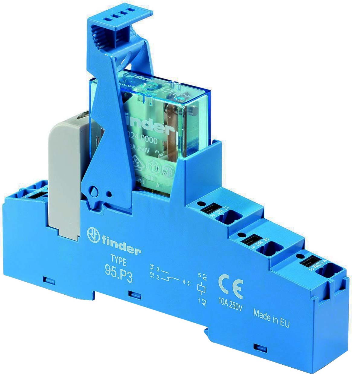 FINDER SPA - FIN48P380240060SPA INTERFACCIA MOD A RELE 1 CONTATTO PUSH-