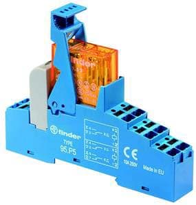FINDER SPA - FIN48P580120060SPA INTERFACCIA MOD.A RELE 2 CONTATTI PUSH-