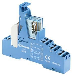 FINDER SPA - FIN48P870120050SPA INTERFACCIA MOD.A RELE 2 CONTATTI PUSH-