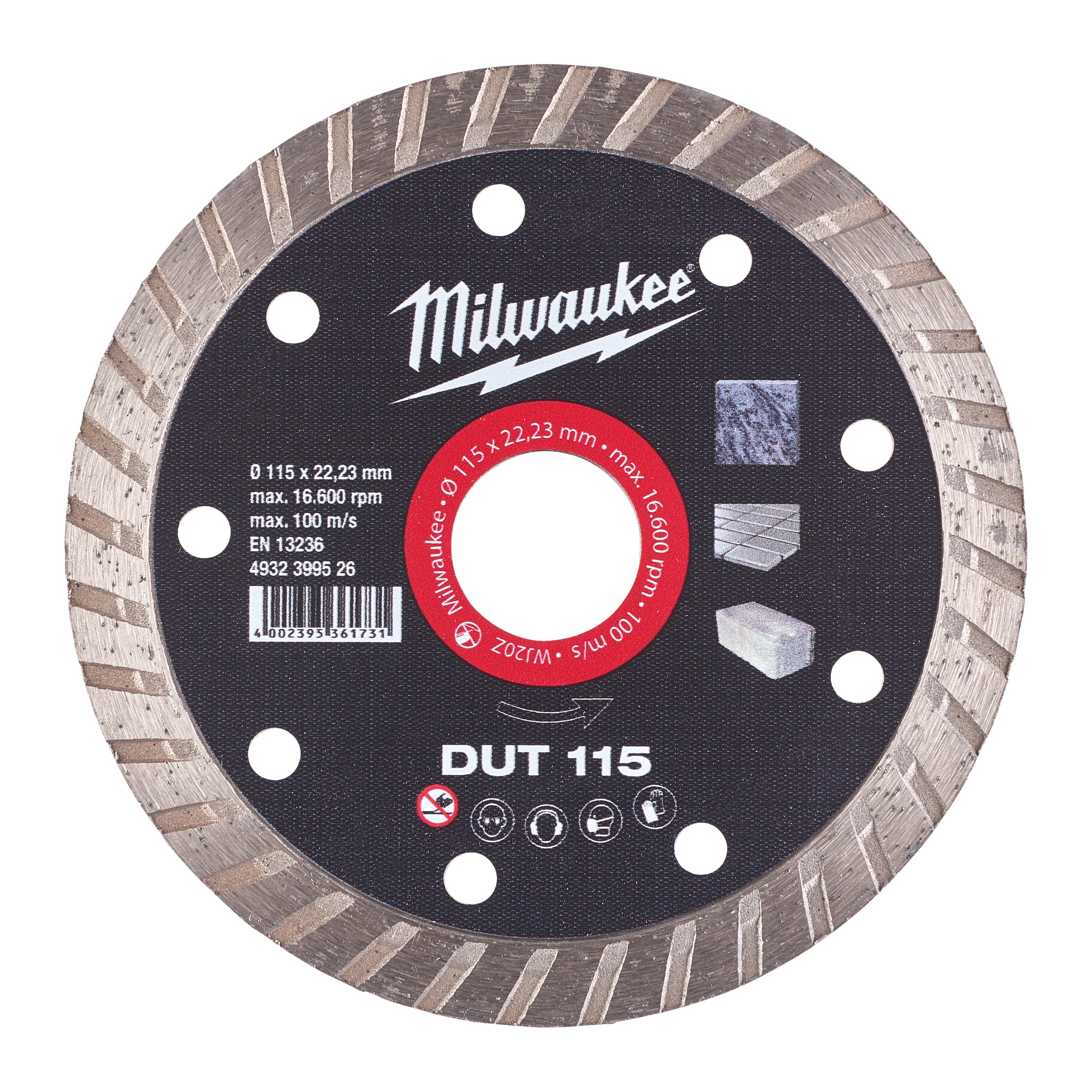 MILWAUKEE - AEG - COP4932399526 DISCO DIAM. DUT 115