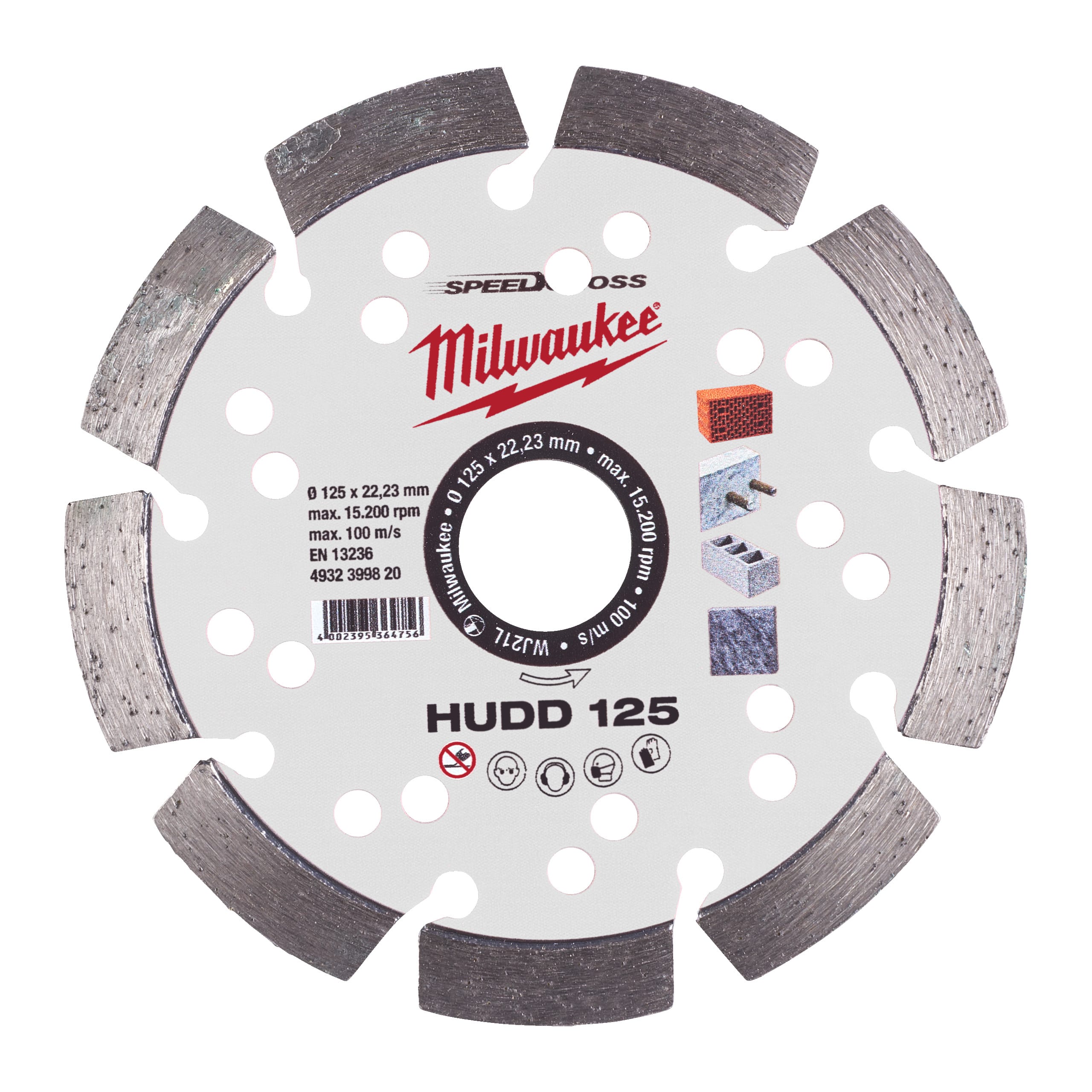 MILWAUKEE - AEG - COP4932399820 DISCO DIAM SPEEDCROSS HUDD 125