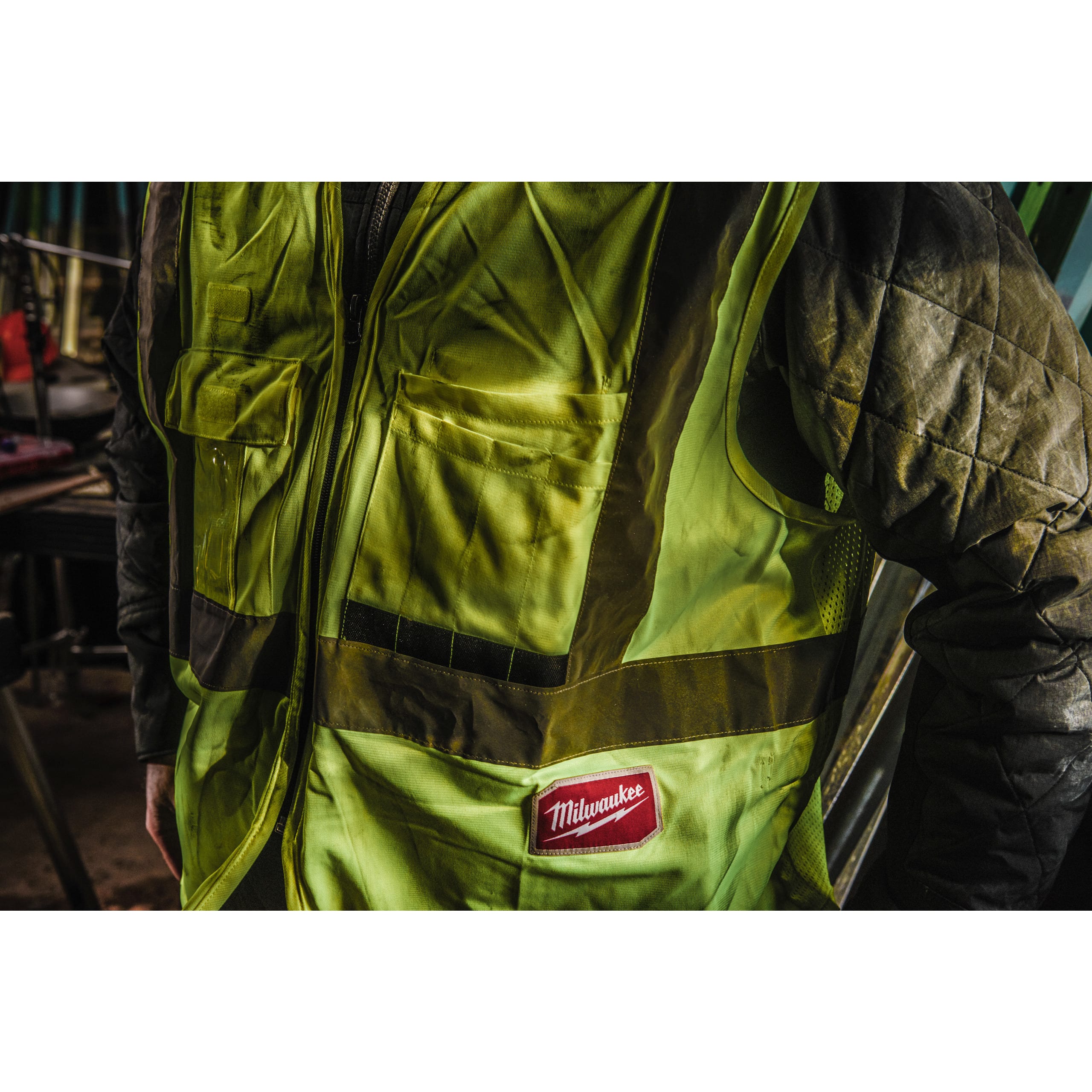 MILWAUKEE - AEG - COP4932471893 GILET ALTA VISIBILITA ARANCIONE LXL