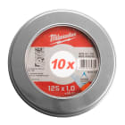 MILWAUKEE - AEG - COP4932478998 SET CONF. MET MOLE TAGLIO 125X1MM - PRO+