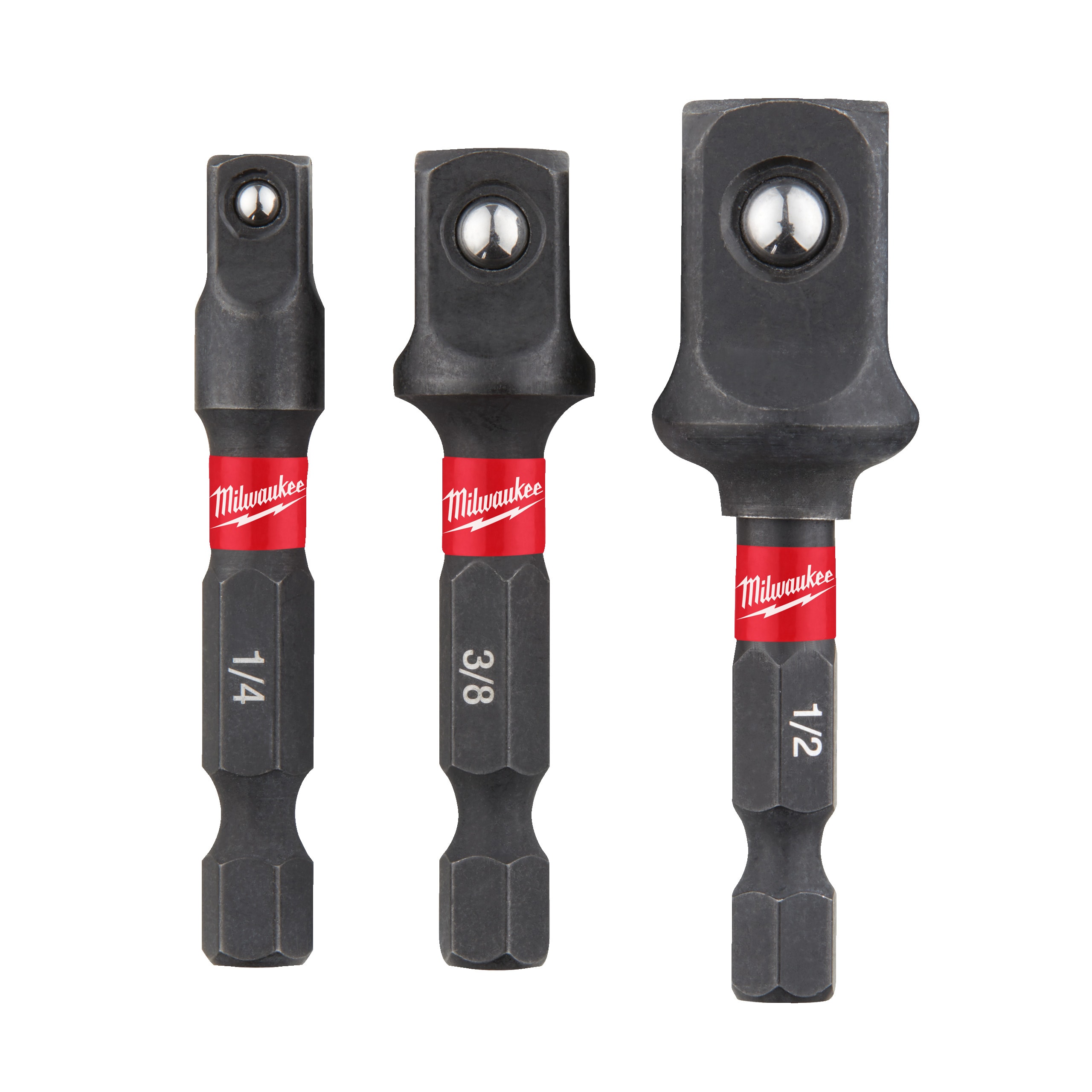 MILWAUKEE - AEG - COP4932479228 SET ADAT.  1/4HEX-1/4-3/8, 1/2 QUADRO