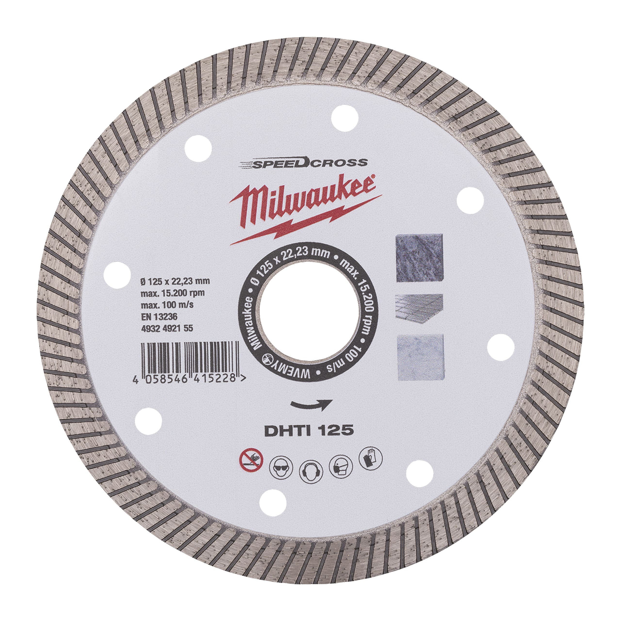 MILWAUKEE - AEG - COP4932492155 DISCO DIAM SPEEDCROSS DHTI 125MM