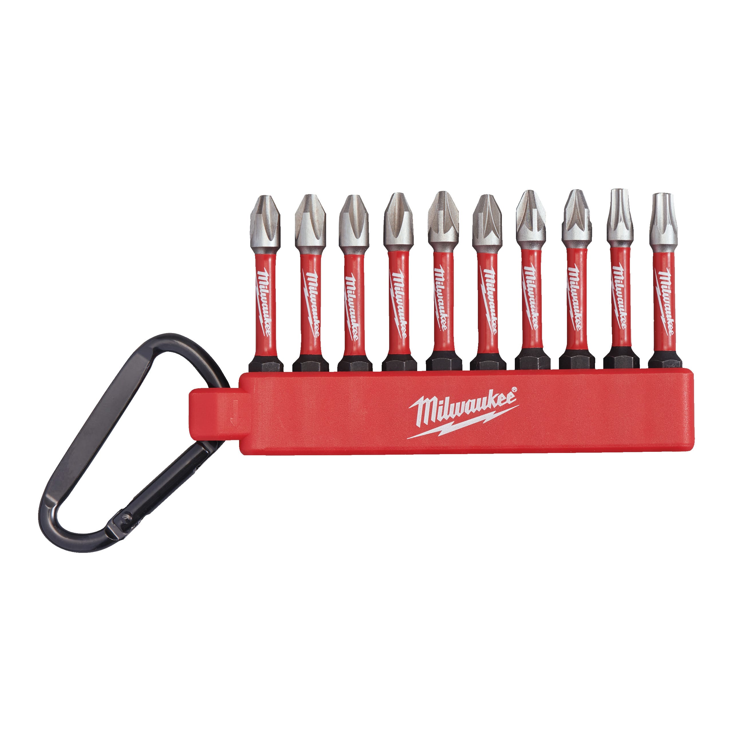 MILWAUKEE - AEG - COP4932492939 SET 2 PH BIT SHOCKWAVE + MOSCHETTONE