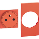 BTICINO - BTIKR55F L.NOW - COVER PRESA FR/BE FLAT 2M ROSSA
