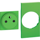 BTICINO - BTIKV55F L.NOW - COVER PRESA FR/BE FLAT 2M VERDE