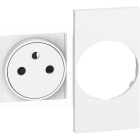 BTICINO - BTIKW55F L.NOW - COVER PRESA FR/BE FLAT 2M BIANCA