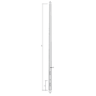 SEM - SEM4980 PALO CONICO H.TOT. 980 CM. D 158/60X3