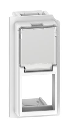 BTICINO - BTIKW07K L.NOW - COVER RJ45 KEYSTONE 1M BIANCO