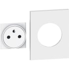 BTICINO - BTIKW55M3F L.NOW - COVER PRESA FR/BE FLAT 3M BIANCA