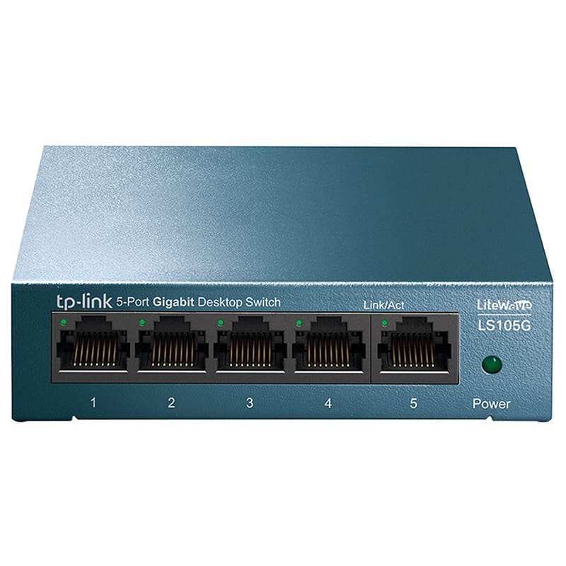 ELCART DISTRIBUTION - ERT490620800 SWITCH 5 PORTE GIGABIT METAL