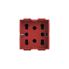 4 BOX SRL - 4BX4B.LR.H21 SIDE BTICINO LIVINGLIGHT ROSSA