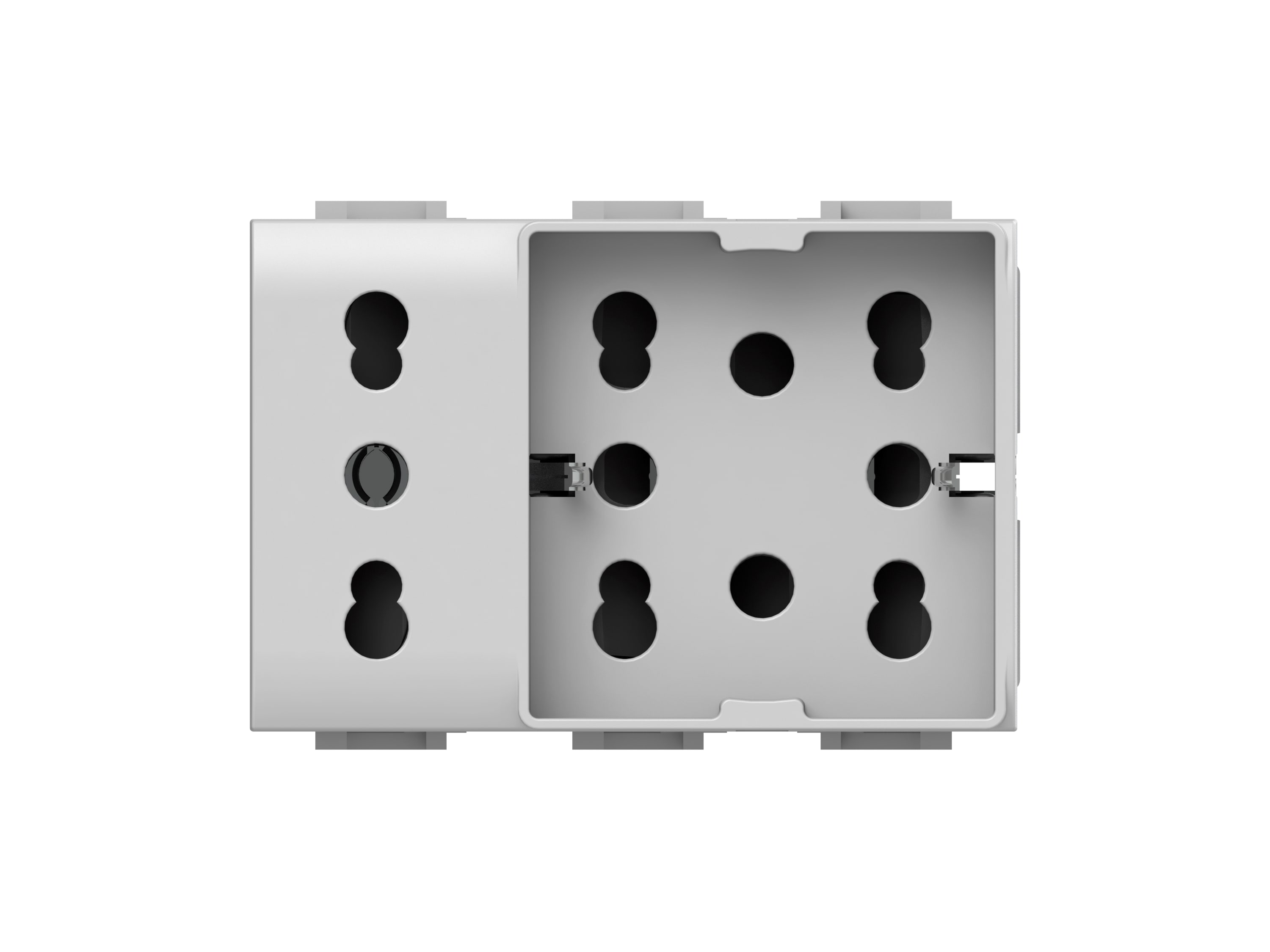 4 BOX SRL - 4BX4B.V14.H21.XL SIDE UNIKA XL VIMAR PLANA BIANCA