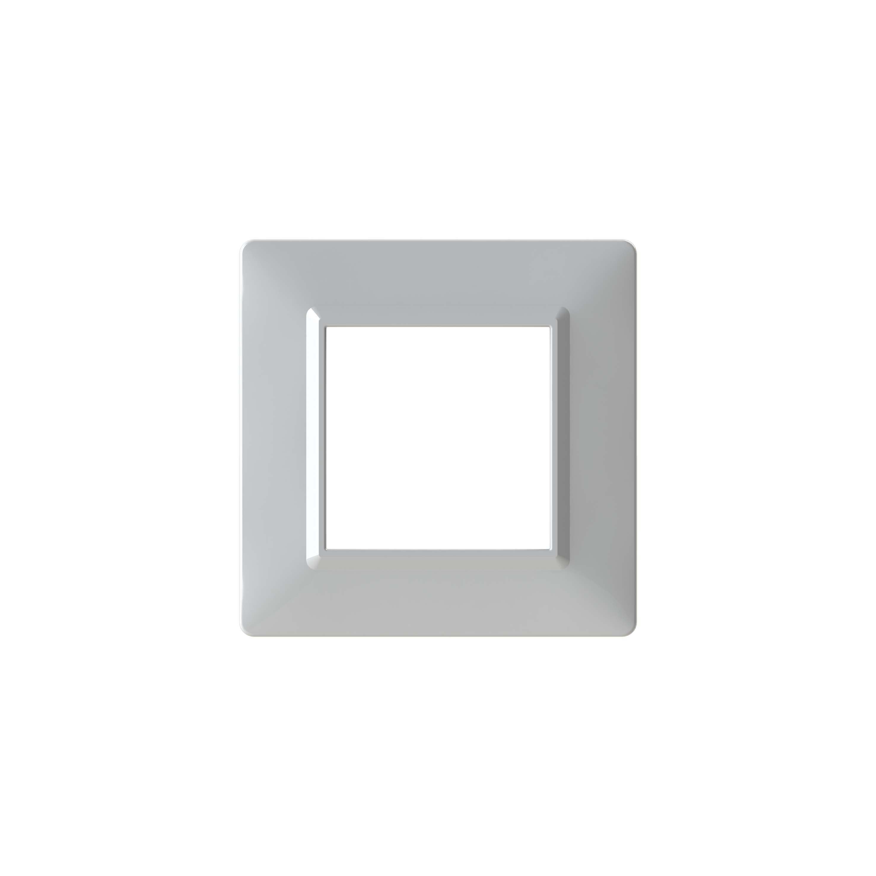 4 BOX SRL - 4BX4B2MBN.V14 Placca 2 Moduli Vimar Plana Bianca