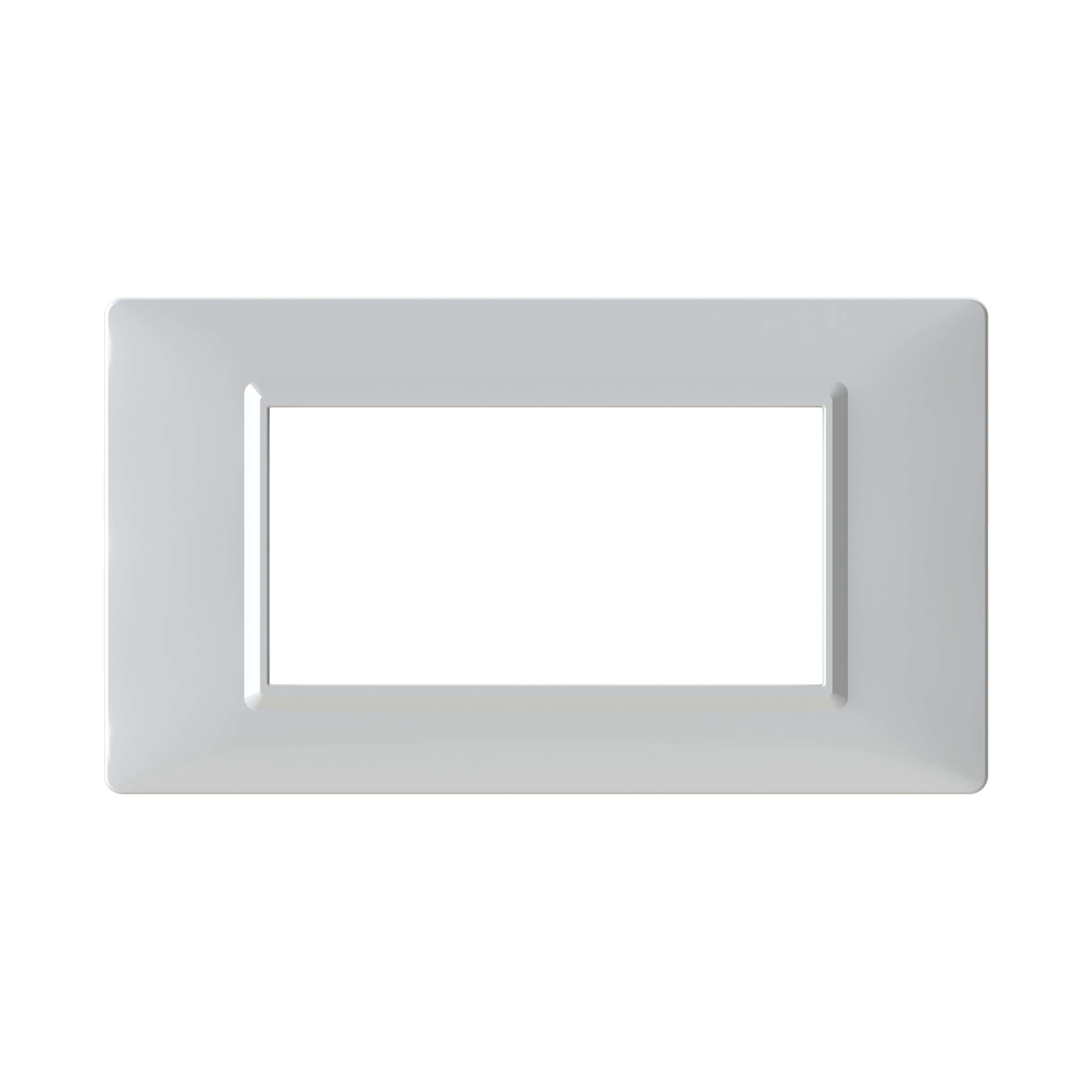 4 BOX SRL - 4BX4B4MBN.V14 PLACCA 4 MODULI VIMAR PLANA BIANCA