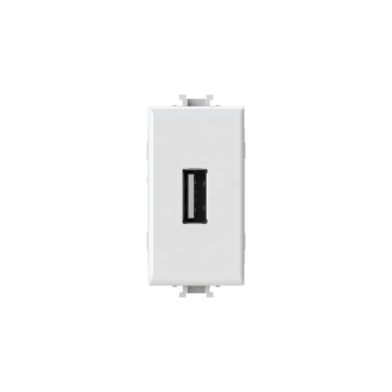 4 BOX SRL - 4BX4B.AM.USB USB 2.1 BTICINO MATIX BIANCA