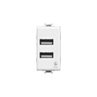 4 BOX SRL - 4BX4B.AM.USB.24 USB 2.4 BTICINO MATIX BIANCA