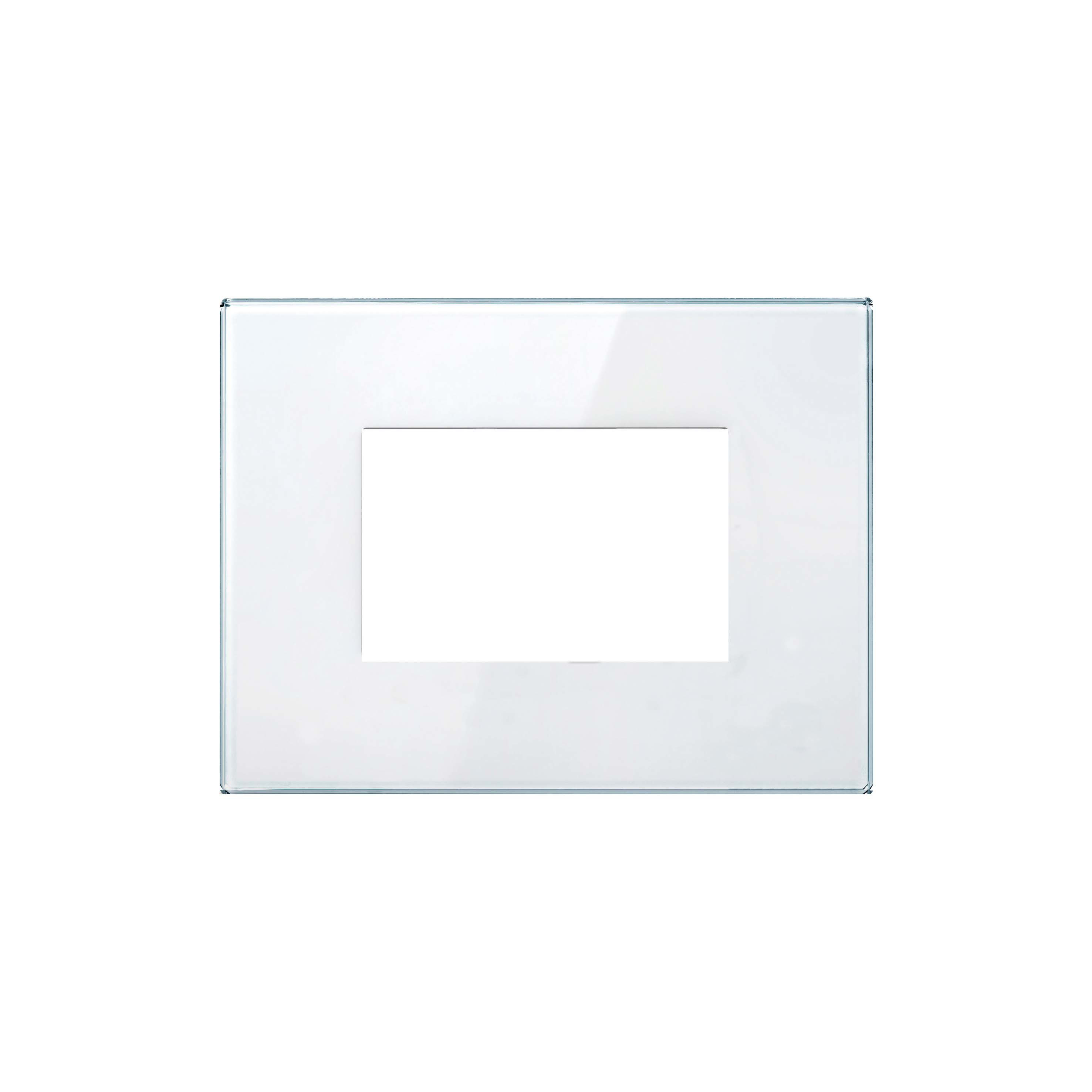 4 BOX SRL - 4BX4B.BG.3M.BN Placca 3 Moduli Bianca Bticino Matix Kalos